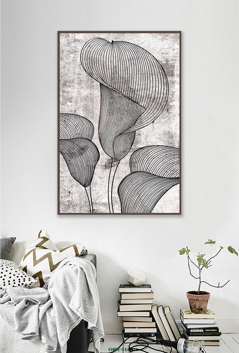 Hoa đen trắng CHD1-514